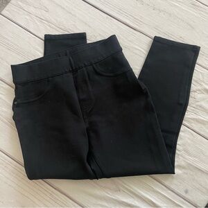 SPANX Black Leggings with Tapered Fit